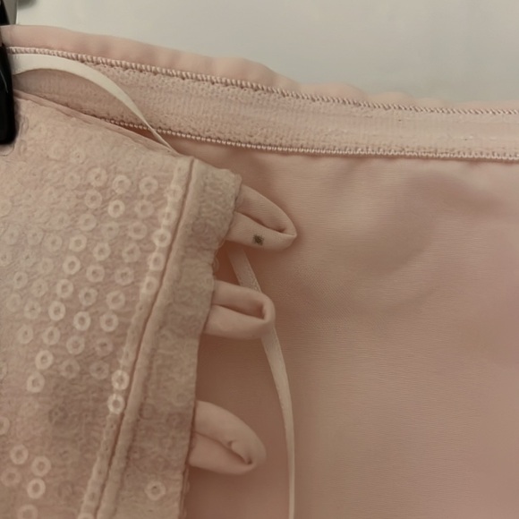 Pink sequin bow and skirt set - Picture 5 of 7